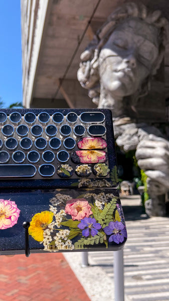 (Bluetooth!)Purple Paradise Keyboard and Wrist Rest Set (Ready For Assembly!)