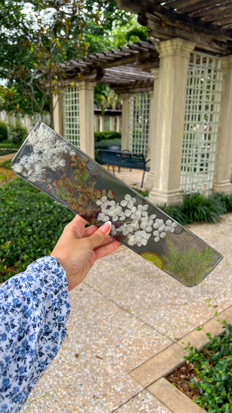 Fairy and Real Flower Typewriter Style Keyboard and wrist rest set (Ready for Assembly)