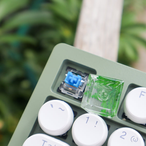 Real Leaf esc Keycap