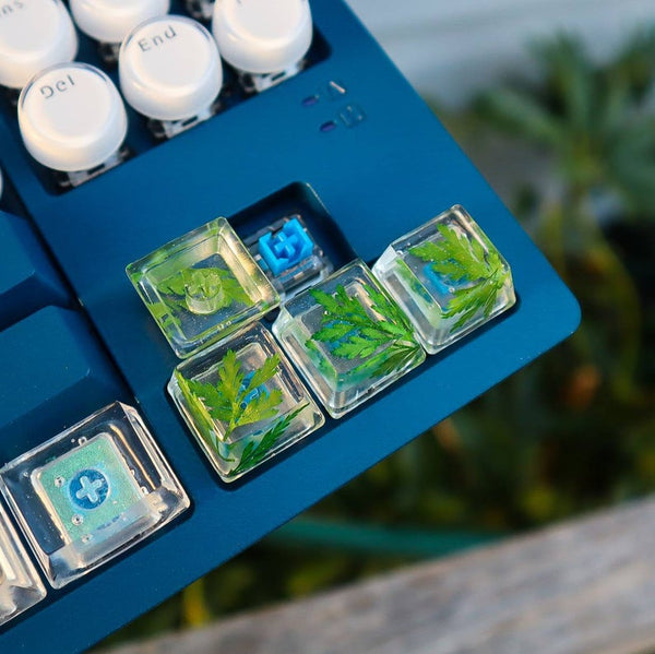 Real Leaf Arrow Keycap Set