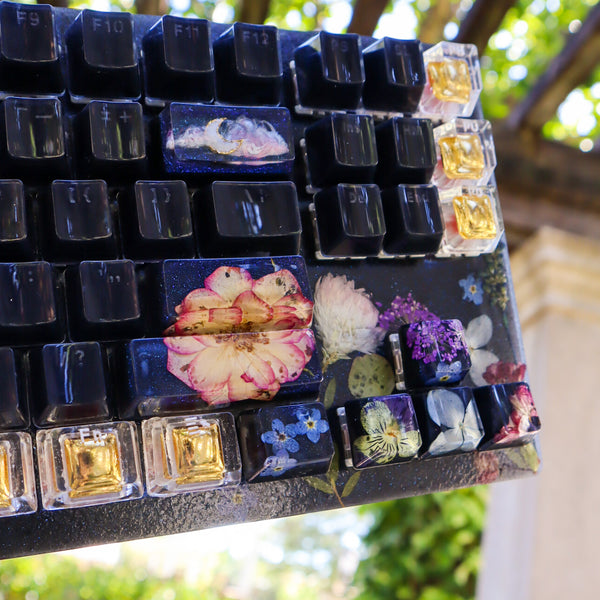 Keyboard and wrist rest set with Butterfly esc (Ready to Ship!) :