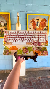 Fairy and Star Fruit Typewriter Style Number pad Keyboard and wrist rest set (Ready to Ship!)